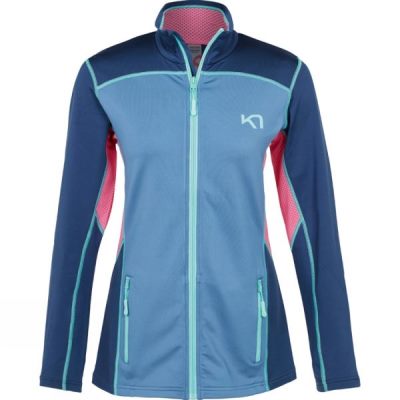 Fleece Kari Traa Kaia Full Zip Mujer Azules - Chile EIK451726